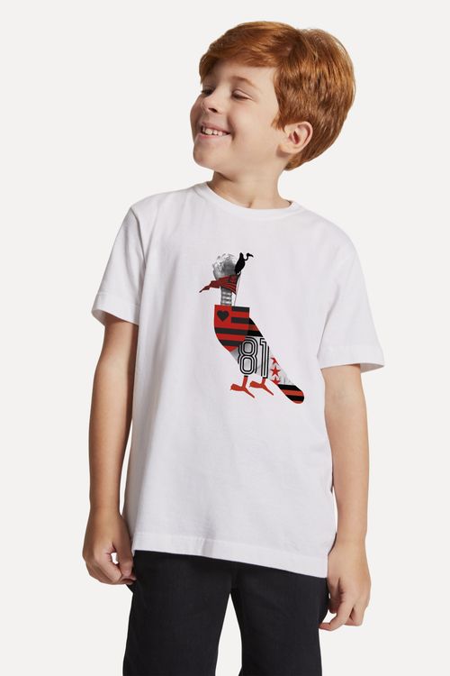 Camiseta Mini Est Pica Pau Flamengo