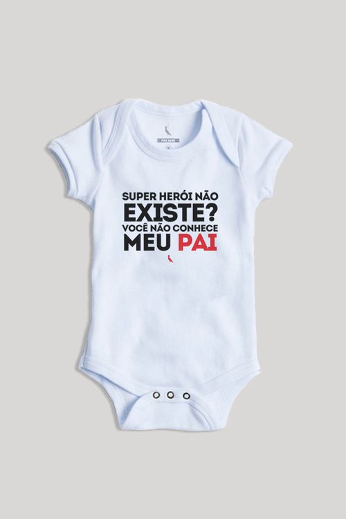 Body Bebê Reserva Mini Super Pai