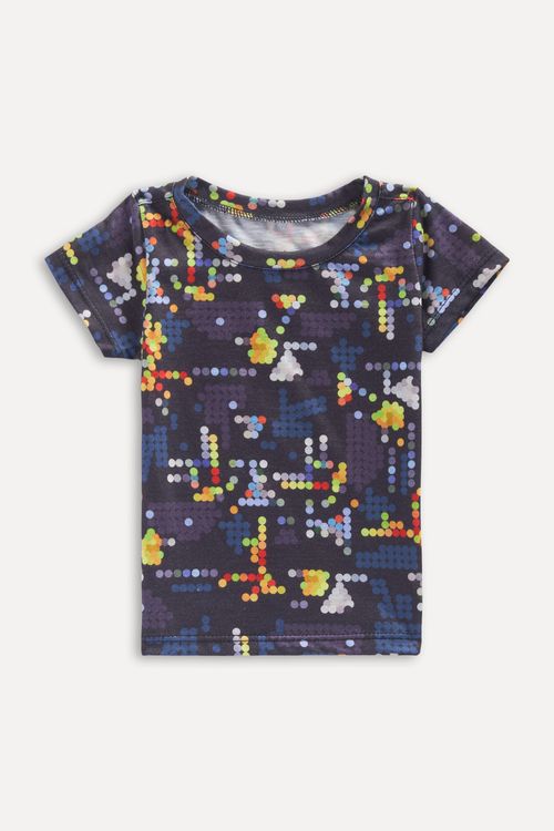 Camiseta Bb Fullprint Pixel