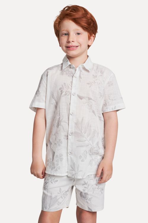 Camisa Mini Estampada