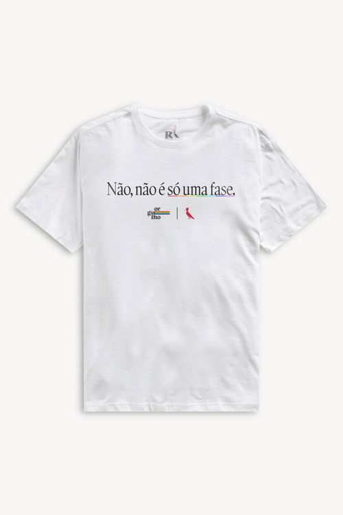 Camiseta Lgbtqiap+ Nao E Fase