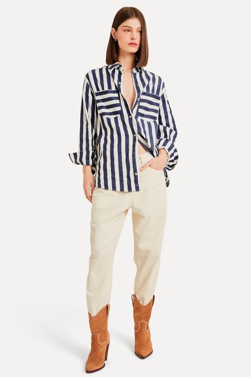 Camisa Sarja Stripes