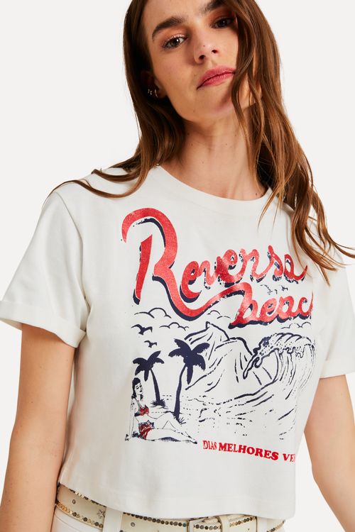 Camiseta Silk Reversa Beach