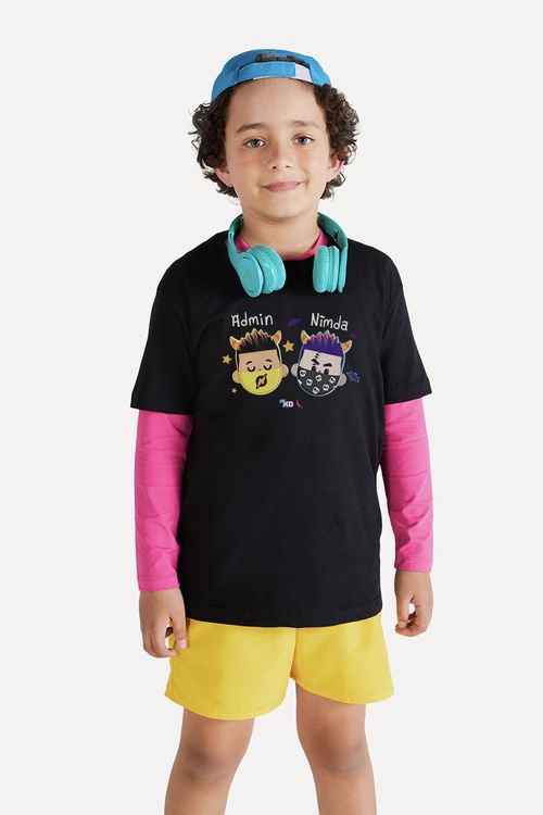 Camiseta Mini Admin E Nimda Pk Xd
