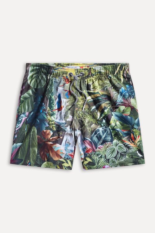 Short Praia Mini Est Paraiso Tropical