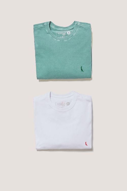 Kit 2 Camisetas Básicas Brasa E Limo Reserva Mini