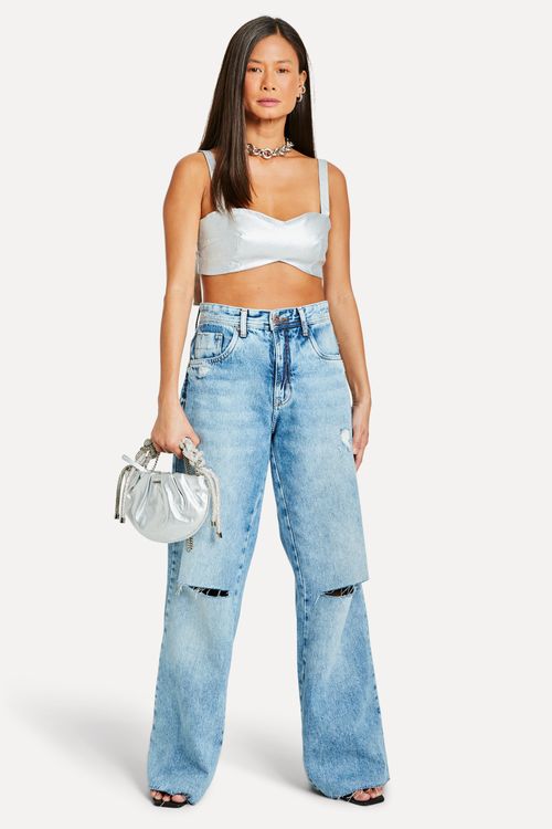 Calca Jeans Anny Super Wide Leg