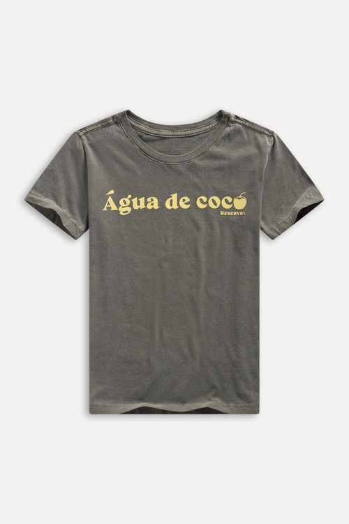 Camiseta Mini Estampada Água De Coco
