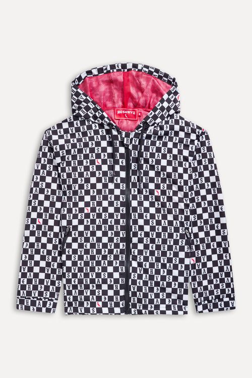 Windbreaker Mini Grid P&b