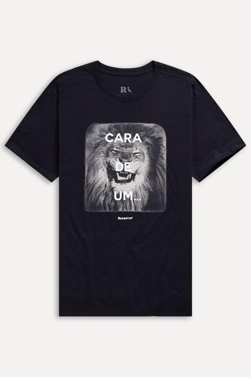 Camiseta Estampada Cara De Um