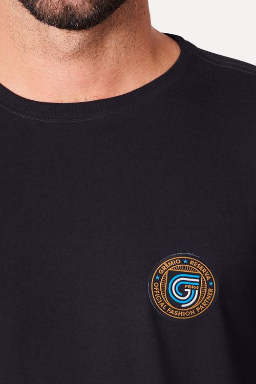 Camiseta Manga Longa Patch Gremio