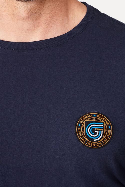 Camiseta Manga Longa Patch Gremio