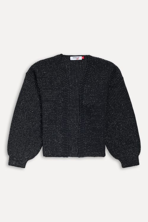 Cardigan Menina Tricot Brilho