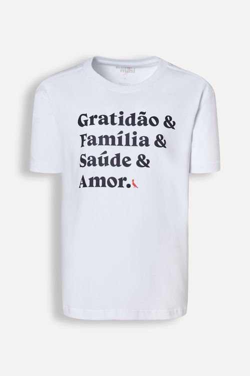 Camiseta Mini &&& Familia Gratidao