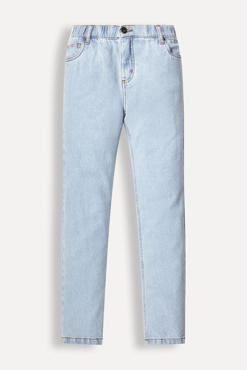Calca Mini Jeans Jogger Amarracao Barra