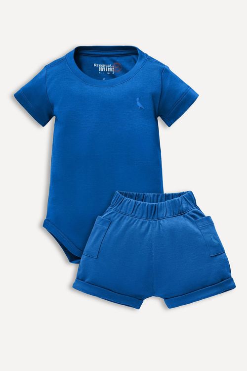 Kit Baby Pima Azul