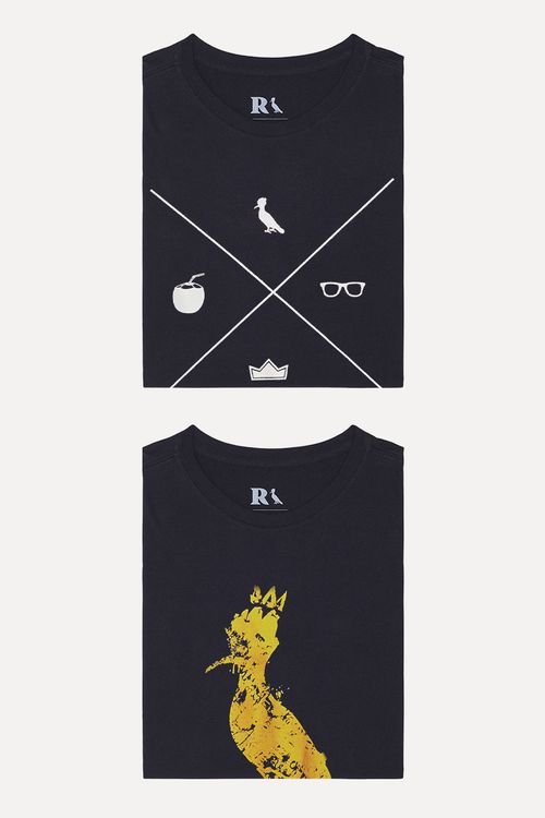KIT 2 CAMISETAS ENERGIA SURREAL E TARDEZINHA